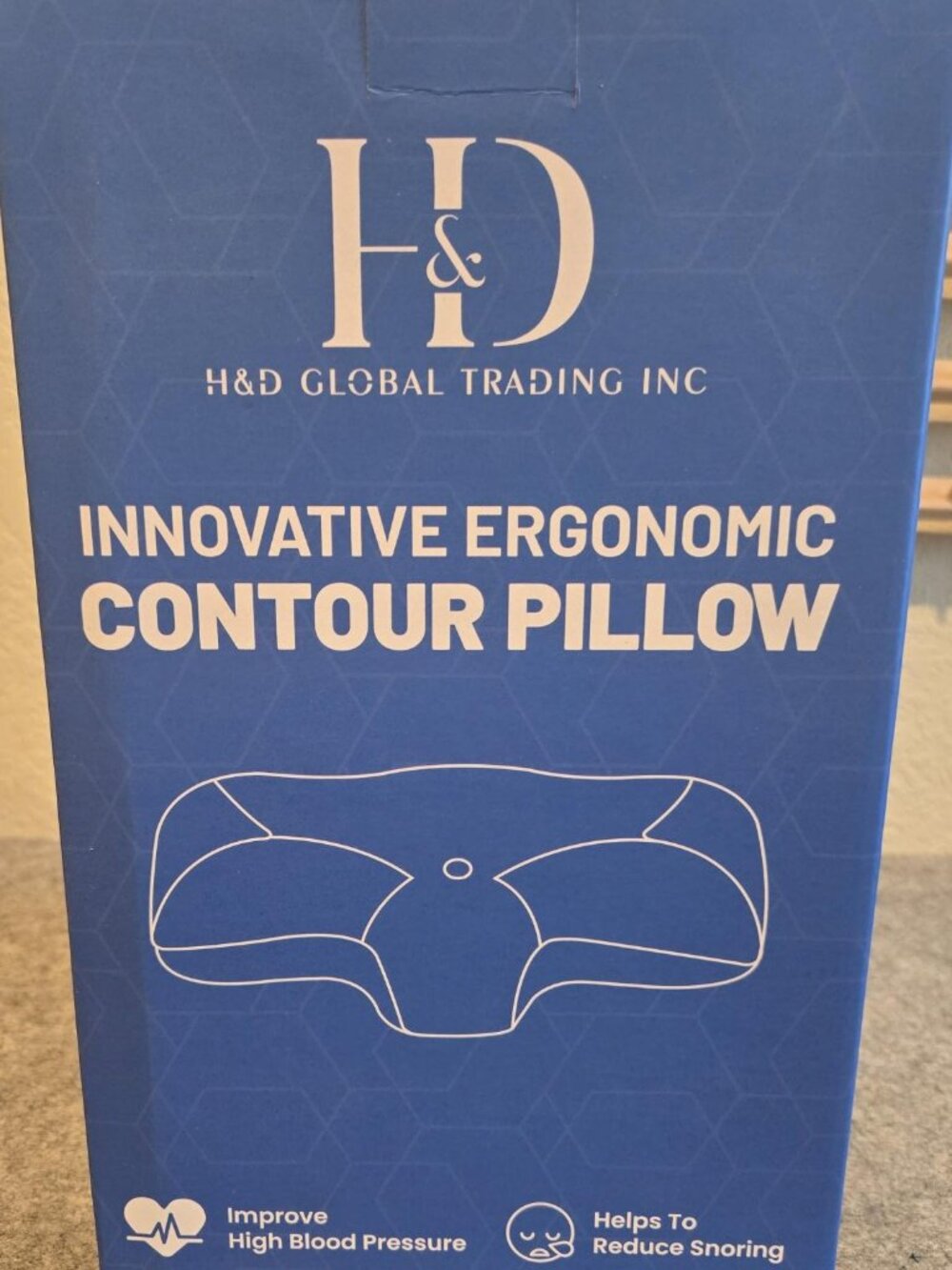 H & D Global Trading Inc. Innovative ergonomic Contour Pillow